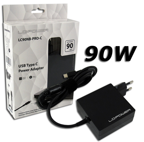 LC-POWER 90W USB Type-C Power Adapter (LC90NB-PRO-C)