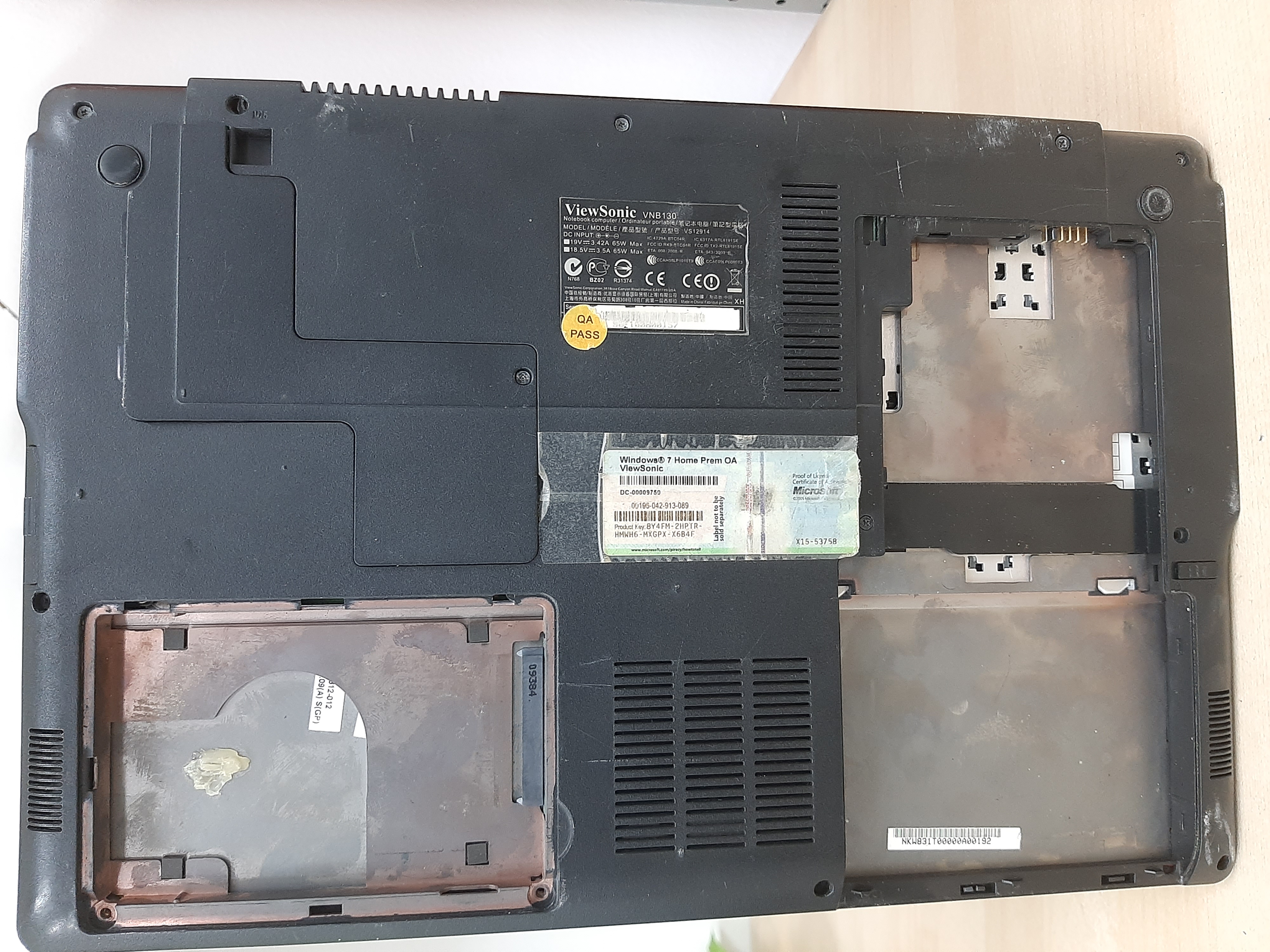 Ανταλλακτικά για λάπτοπ ViewSonic VNB 130