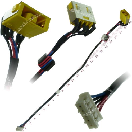 Lenovo IdeaPad G500 / G505 / G 500 DC Power Jack Socket with 230mm Cable Connector Wire (BULK) (OEM)