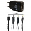 PowerTech Φορτιστής για Tablets και Smartphones με Βύσμα Micro Usb, Βύσμα 3.5mm και Βύσμα 2.5mm 3mm 5V 2A PT-260