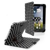 Δερμάτινη Θήκη Polka για Tablet 10" 10.1" 10.2" Μαύρη Με Λευκές Βούλες Δερμάτινη Θήκη Polka για Tablet 10" 10.1" 10.2" Μαύρη Με Λευκές Βούλες