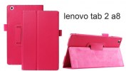 Foldable PU Leather Case Stand Cover for Lenovo Tab 2 A8-50F (2015) Pink (OEM)