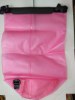 Large pink clear transparent waterproof pvc vinyl plastic shoulder (OEM)