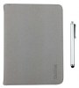 Universal Element+Pen Foldable Leather Case with Stylus for 9-inch Tablet (TAB-90LG) (Grey)