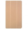 Leather Case Tri-fold with Back Cover Silicone for Samsung Galaxy Tab A (2018) 10.5 T590 / T595 GOLD (oem)