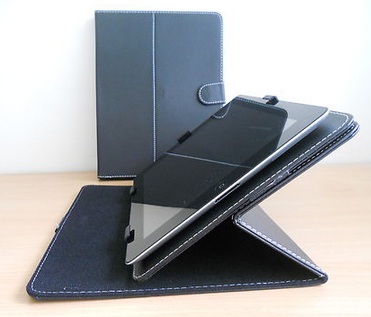 Black PU Leather Case for Tablet 9
