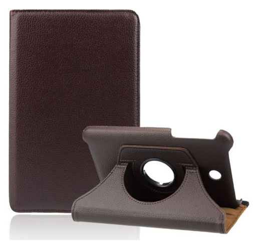 Asus Fonepad 7 (ME372) Leather Rotating Case (Brown) (OEM)