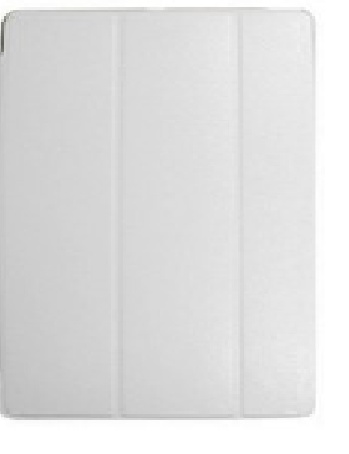 Δερμάτινη Θήκη Tri-fold με πίσω κάλυμμα σιλικόνης / Slim Book Case για το Samsung Galaxy Tab A 10.1 (2016) T580 / T585 ΛΕΥΚΟ (oem)