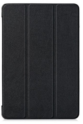 Leather Case Tri-fold with Silicone Back Case / Slim Book Case for Huawei MediaPad M5 10 Black (oem)