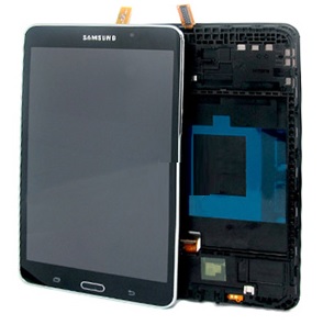 Genuine Samsung Galaxy Tab 4 7 SM-T230 Complete LCD with Frame & Home Button (Black)