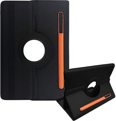 Lenovo Tab TB-X605F M10 Rotating Flip Cover (Black, Leather)