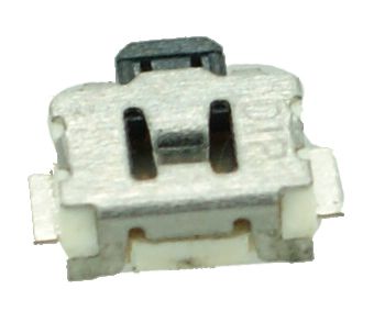 ΠΛΑΙΝΟ SMD ΚΟΥΜΠΙ- 2PIN, ΝΙΚΕΛΙΟ, ΑΣΗΜΙ ΜΑΥΡΟ