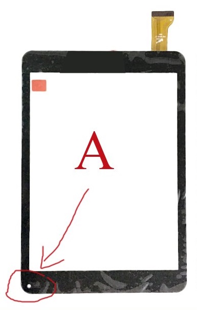 Estar 7.85 Mini HD MID7828 Digitizer - Black (TAB)