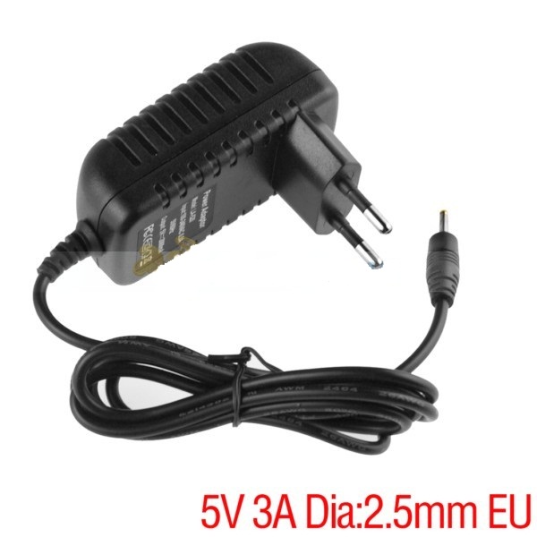 Φορτιστής για τάμπλετ 5V 3A DC 2.5mm