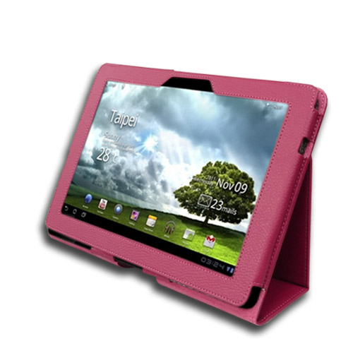 Δερμάτινη Θήκη για το Asus Eee Pad Transformer Prime TF700 / Infinity TF700T Ροζ (OEM)