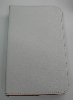 Leather Stand Book Case for Samsung Galaxy Tab 3 (7) T210 White (OEM)