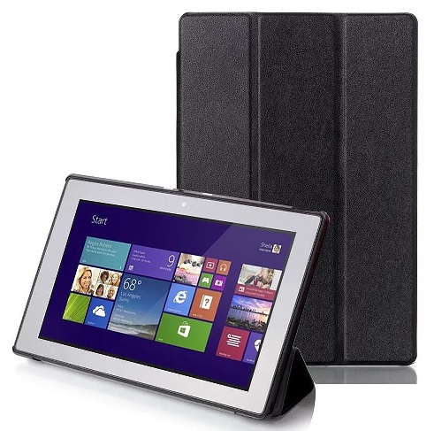Δερμάτινη Θήκη για το DELL venue 10 pro 5055  Μαύρη (ΟΕΜ)
