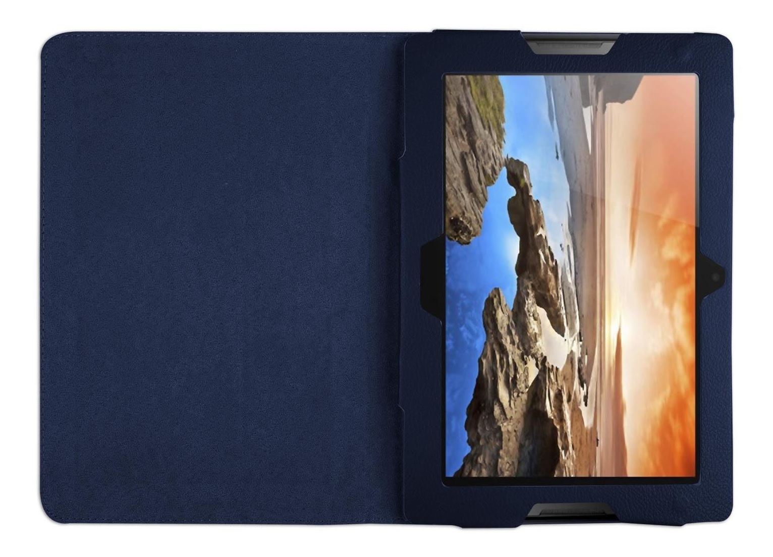 Blue Leather Stand Case for Lenovo A10-70 / A7600 (OEM)