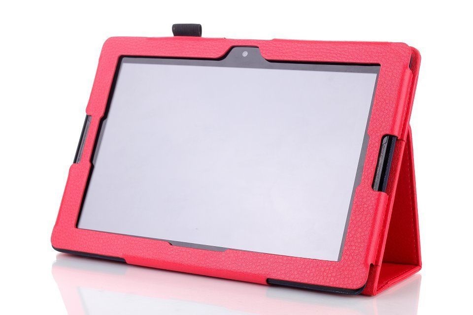 Leather Stand Case for Lenovo A10-70 / A7600 (Red) (OEM)