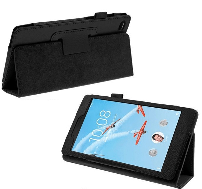 Leather book Flip Case for Lenovo Tab 7 essential TB-7304 Black (OEM)