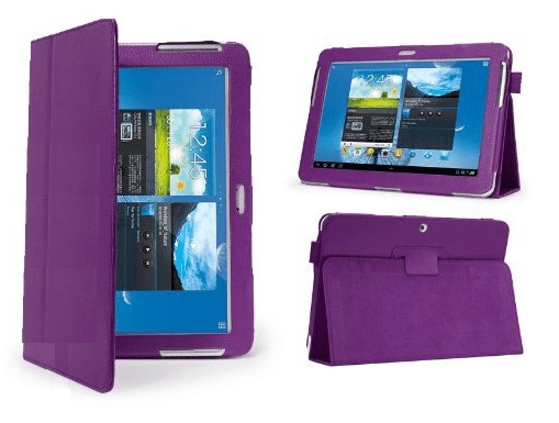 Δερμάτινη Θήκη για το Samsung Galaxy Tab 2 10.1 P5100 P5110 Μώβ (OEM)
