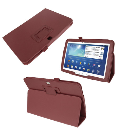 Δερμάτινη Θήκη για το Samsung Galaxy Tab 3 10.1 P5200/P5210 SGT3LSCBR Καφέ (OEM)