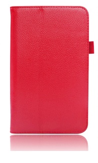 Δερμάτινη Θήκη για το Samsung Galaxy Tab 3 (7) T210 SGT3LCR Κόκκινη (OEM)