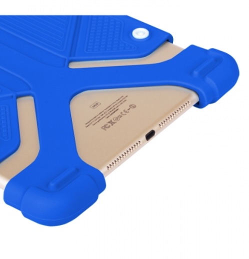 Universal Back Cover Θήκη Σιλικόνης Μπλέ για Tablet 9 έως 12 inch