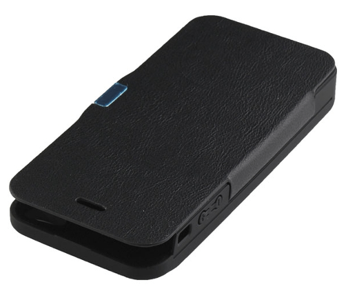 Μπαταρία Ενσωματωμένη σε Θήκη Flip Apple iPhone 5/5S Μαύρο 2400mAh