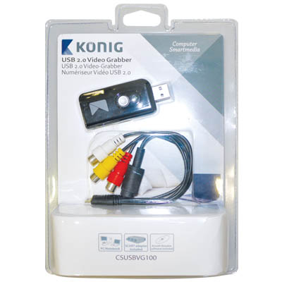 Konig USB 2.0 Audio/Video Grabber CSUSBVG100 in category Convertors and - Sound at Easy Technology.
