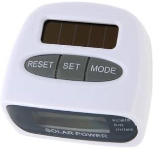 Rangoli Solar Pedometer συσκευή μετρητή βημάτων μετρητή βημάτων (λευκό) (OEM)