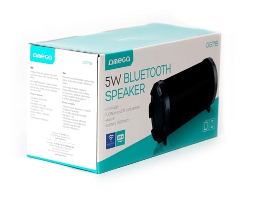 Portable Bluetooth Speaker 5W w / FM Radio Omega OG71B
