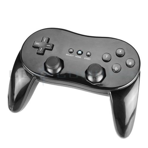 Wii Classic Controller Pro Black ενσύρματο μαύρο στη κατηγορία Gaming/Nintendo Wii/Χειριστήρια