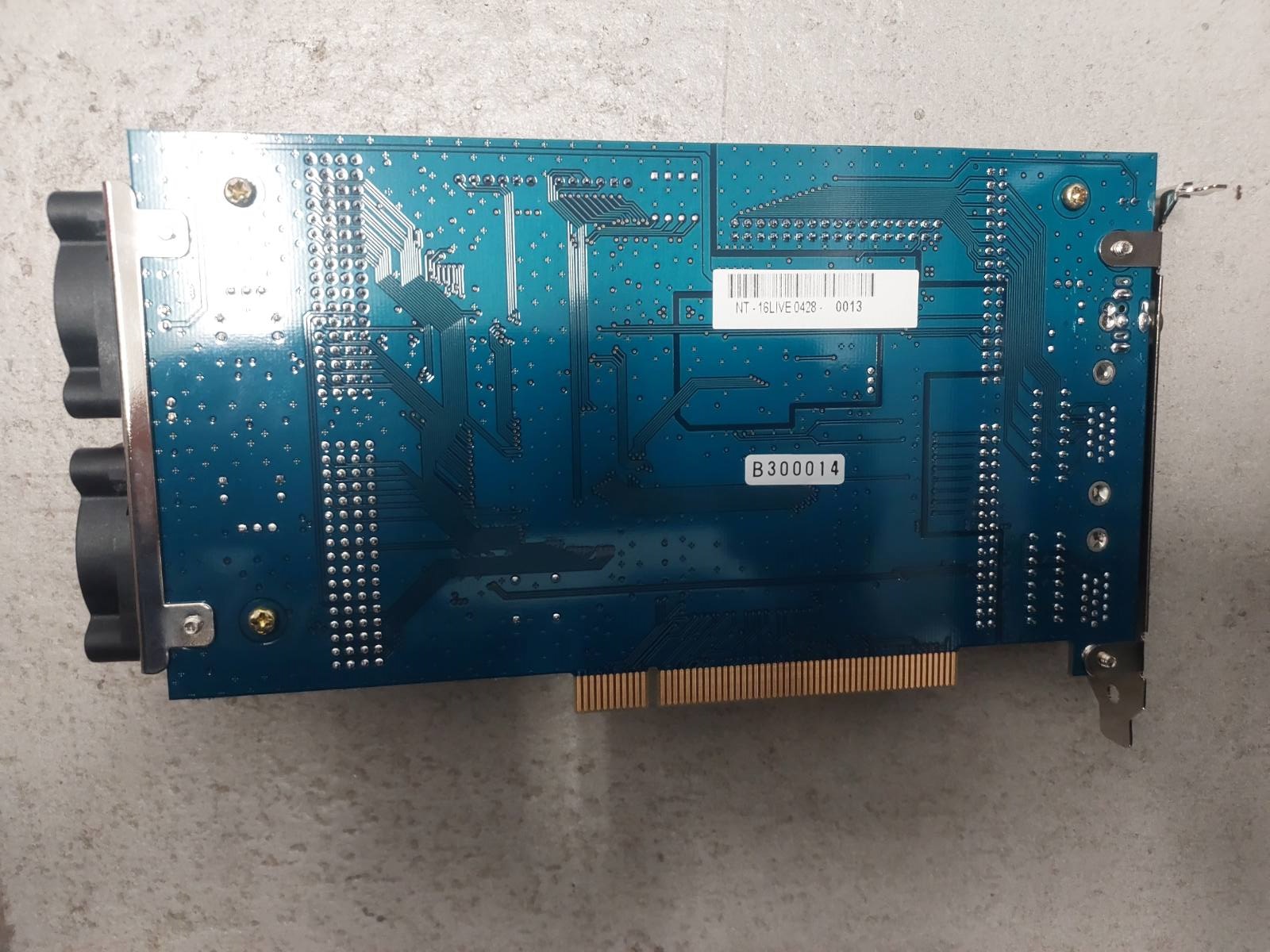 PCI DVR CARD NT-16 LIVE BOARD RCA 16-CHANNELS - RETAIL PACKAGE
