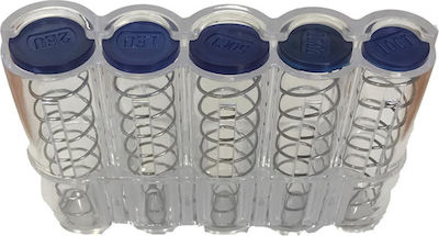 COINS CASE EURO 13X8.3CM CLEAR PLASTIC