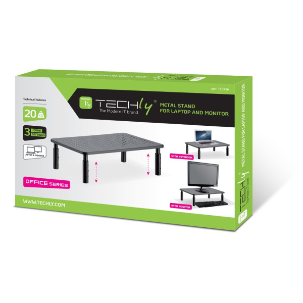 Techly ICA-MS 481 Μεταλλική βάση για οθόνες / φορητούς υπολογιστές TECHLY ICA-MS 481