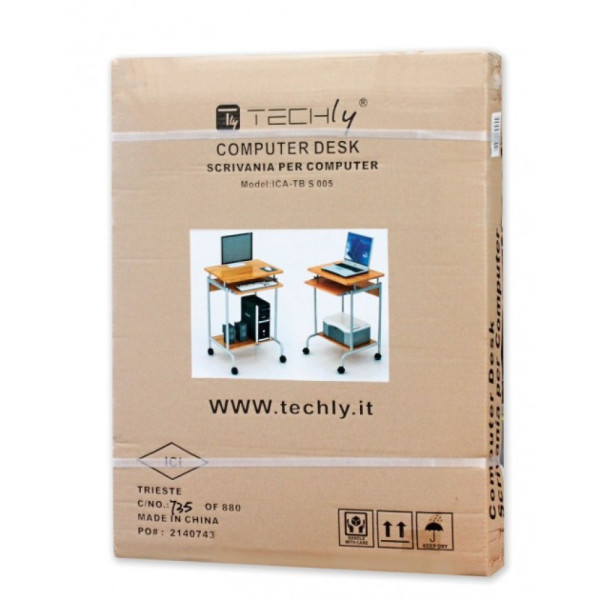 Techly ICA-TB S005W Computer desk ''Compact'' White