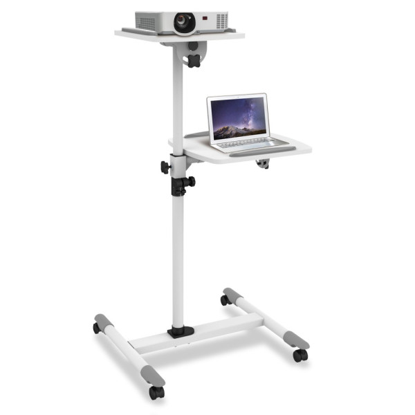 Techly ICA-TB TPM-6 Έπιπλο στήριξης Trolley για Notebook / Προβολέα Λευκό