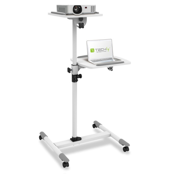 Techly ICA-TB TPM-6 Έπιπλο στήριξης Trolley για Notebook / Προβολέα Λευκό