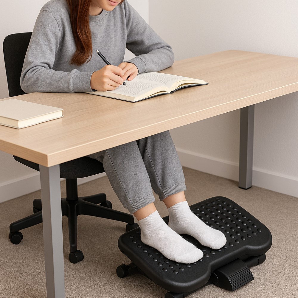 TECHLY ICA-FR 31 Anti-slip footrest adjustable in height and inclination