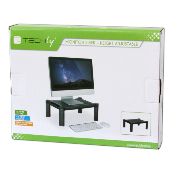 Techly ICA-MS 401 Adjustable computer monitor table