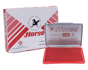 Horse Stamp Pad (Red)