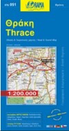 ΟΔΙΚΟΣ ΤΟΥΡΙΣΤΙΚΟΣ ΧΑΡΤΗΣ THRACE /  ΘΡΑΚΗ RAMA EDITION