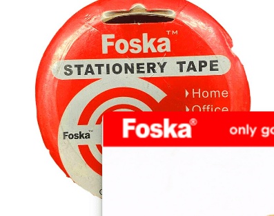 Fosca Clear Adhesive Tape (18mm x 33mm)