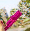 Outdoor toy with soap bubbles Pink color, weapon (oem)