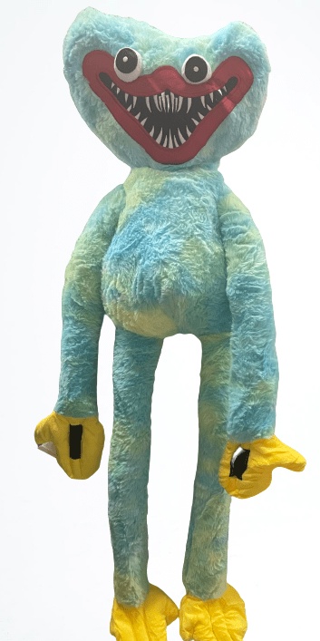 Poppy Playtime Huggy Wuggy Plush Doll (Turquoise, 85cm) (OEM)