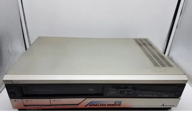 Retro Mitsubishi Video Cassette Recorder HS-318 VCR VHS Player
