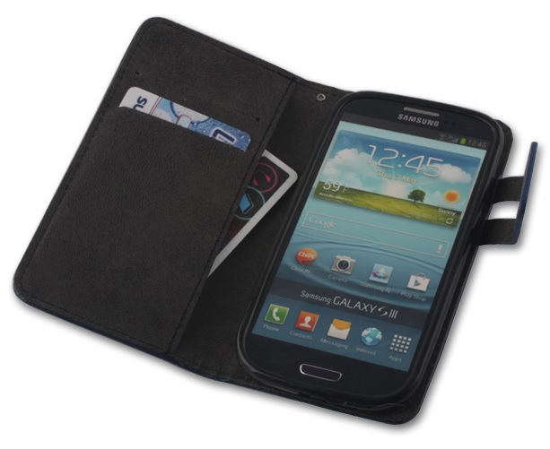 Samsung Galaxy Xcover 2 S7710 - Smart Plus leather Case Black (OEM)