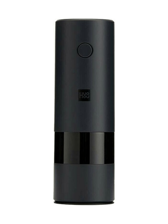 Xiaomi Youpin Huohou Ηλεκτρικός Μύλος Μπαχαρικών Πλαστικός σε Μαύρο Χρώμα