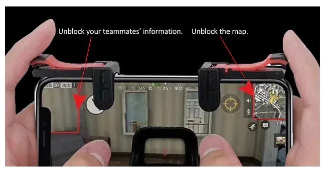 M24 Mobile Game Controller (Red, 2-Pack) (oem)